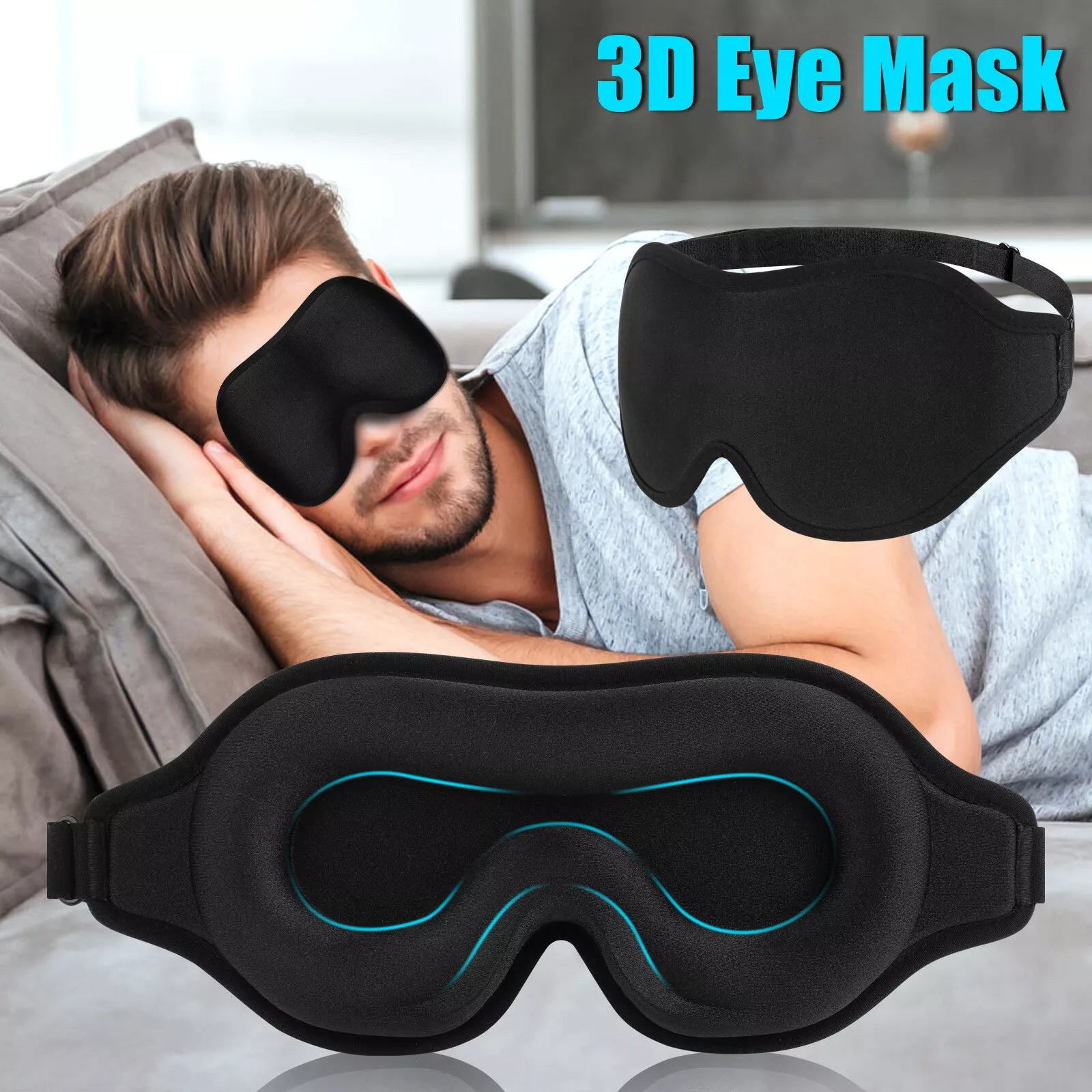 The Ultimate 3D Sleep Mask - Wake Up Refreshed - Daily MindNest