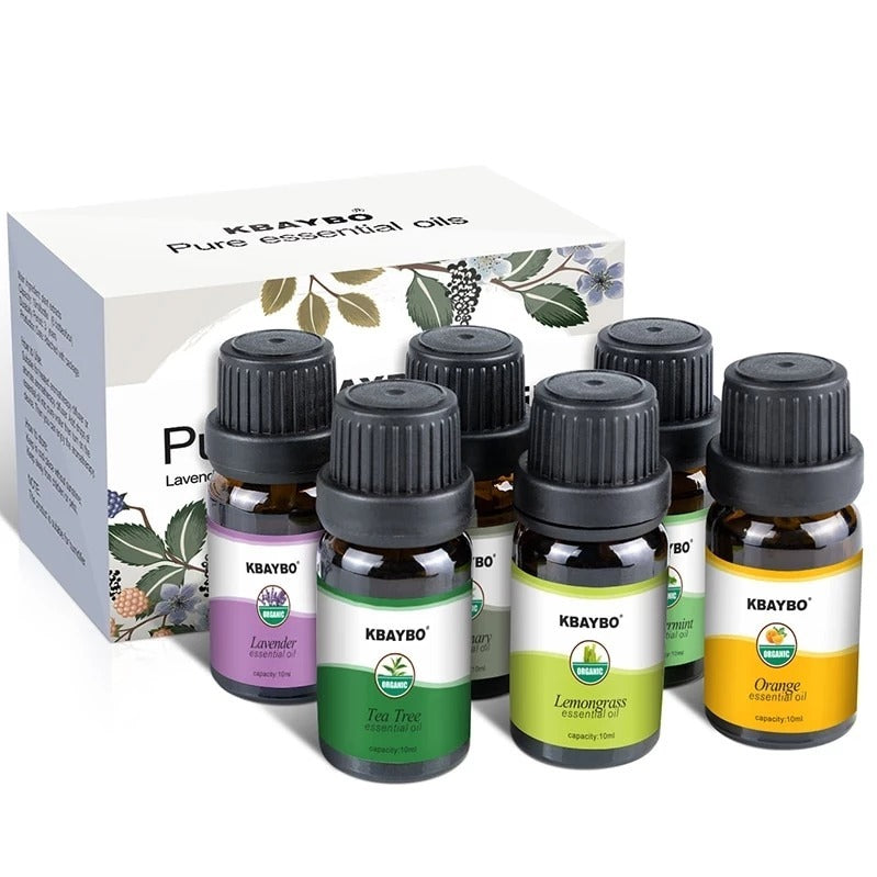 Essential oils - kit of 6 - Relaxation oils for Bath or Diffusers - Daily MindNest