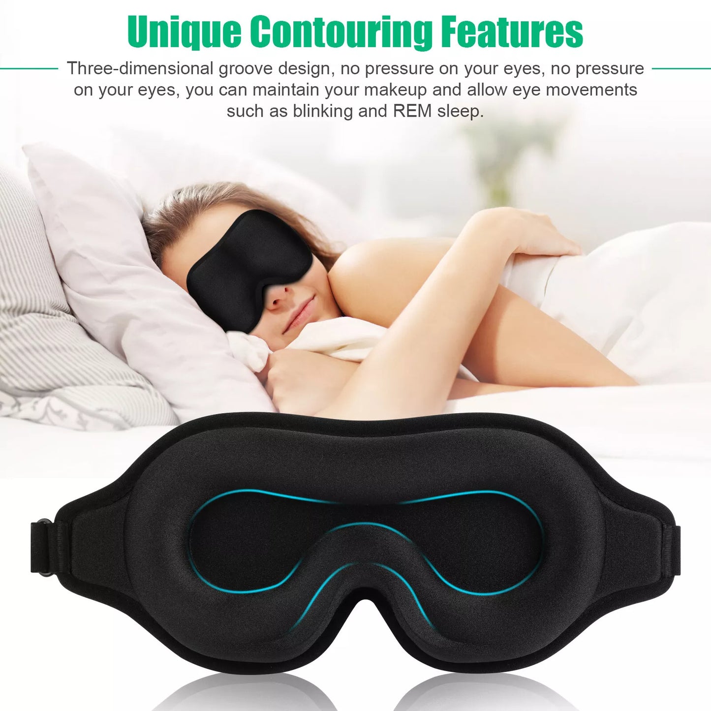 The Ultimate 3D Sleep Mask - Wake Up Refreshed - Daily MindNest