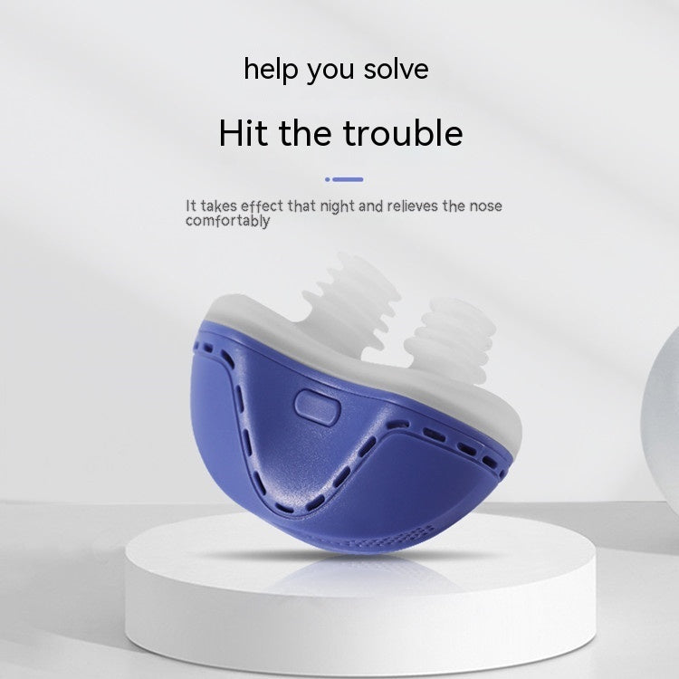 Electric anti-snoring device front view
