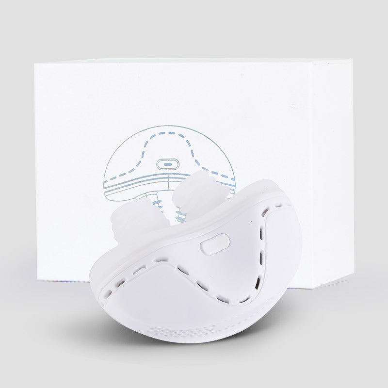 Rechargeable anti-snoring mouth device