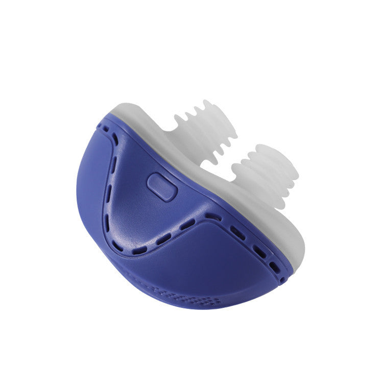 Anti-snore breathing brace worn on model